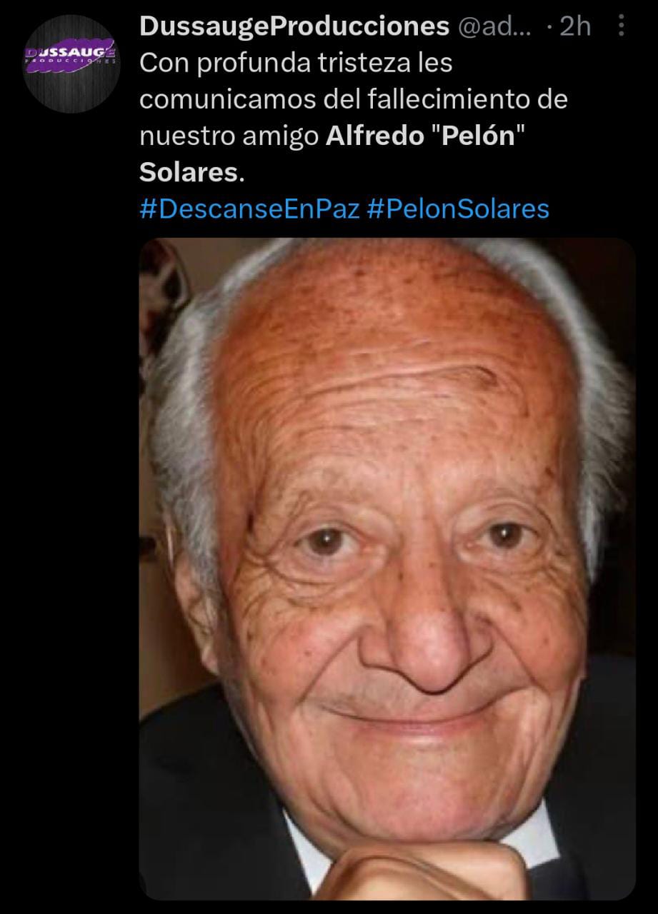 Muere Alfredo 'Pelón' Solares, reconocido actor mexicano por su trabajo en el cine de ficheras a la edad de 88 años