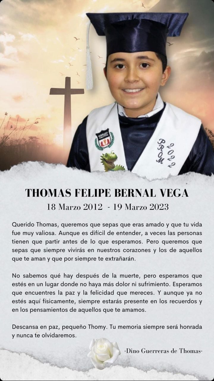 Thomas comenzó una campaña de recaudación
