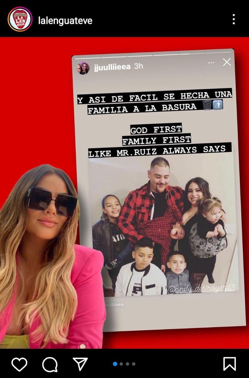 Julie García estalló en las redes luego de que Andy y Malyeli fueran vistos en el aeropuerto de CDMX