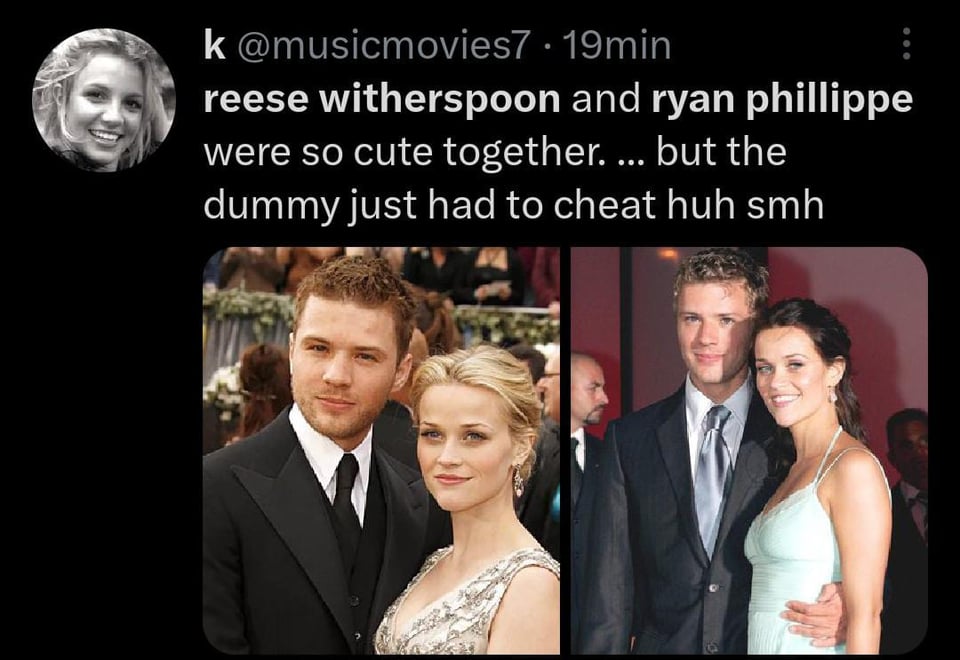 La actriz sostuvo una relación con Ryan Phillippe la cual terminó en 2008