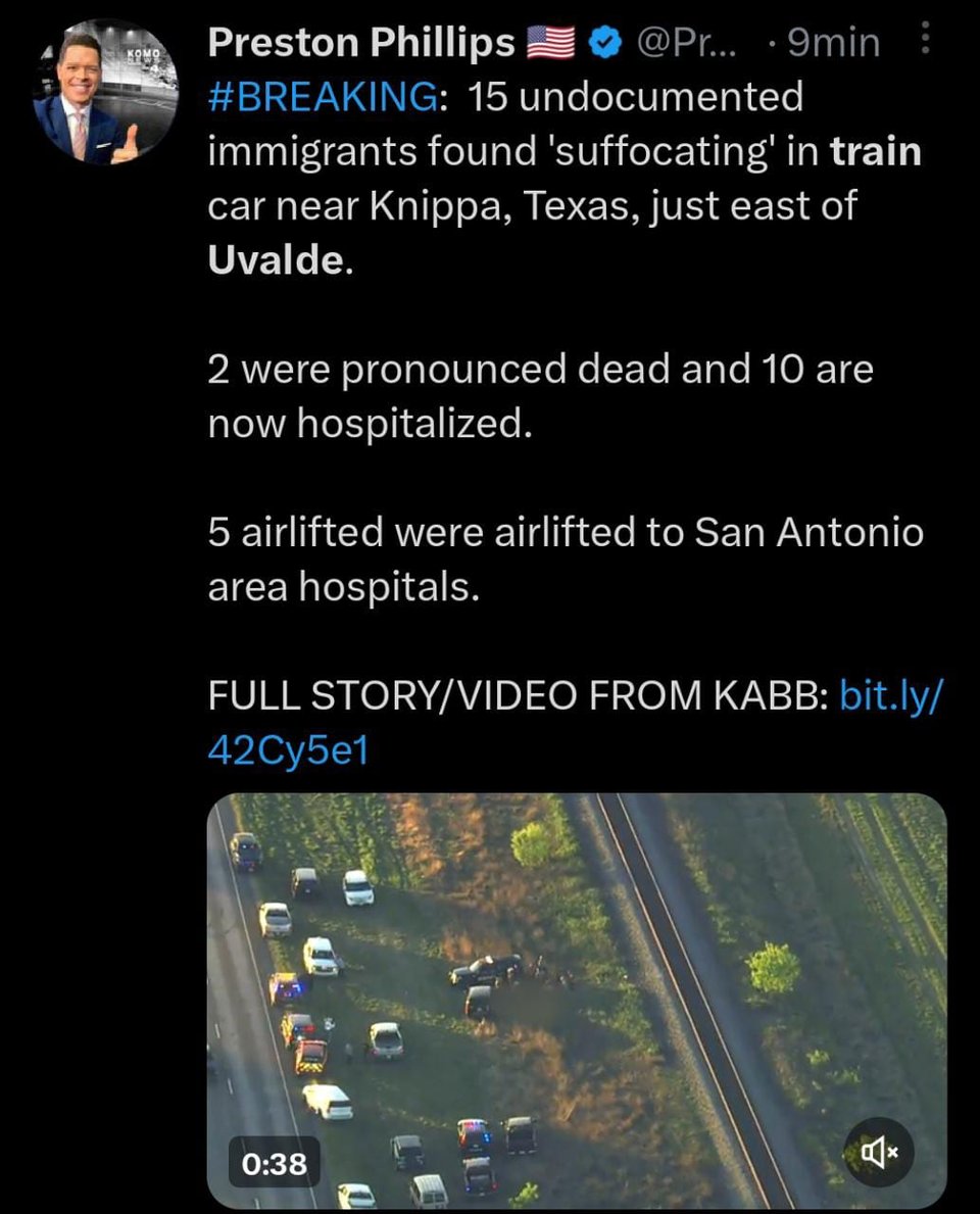 Tragedia en un tren de Texas tuvo múltiples migrantes como víctimas, dos de ellos terminaron sin vida