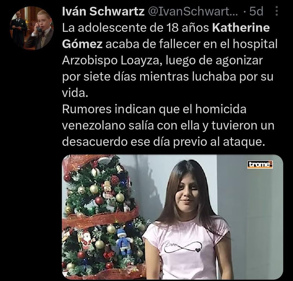 Hispana de tan solo 18 años es quemada viva por su exnovio en plena vía pública