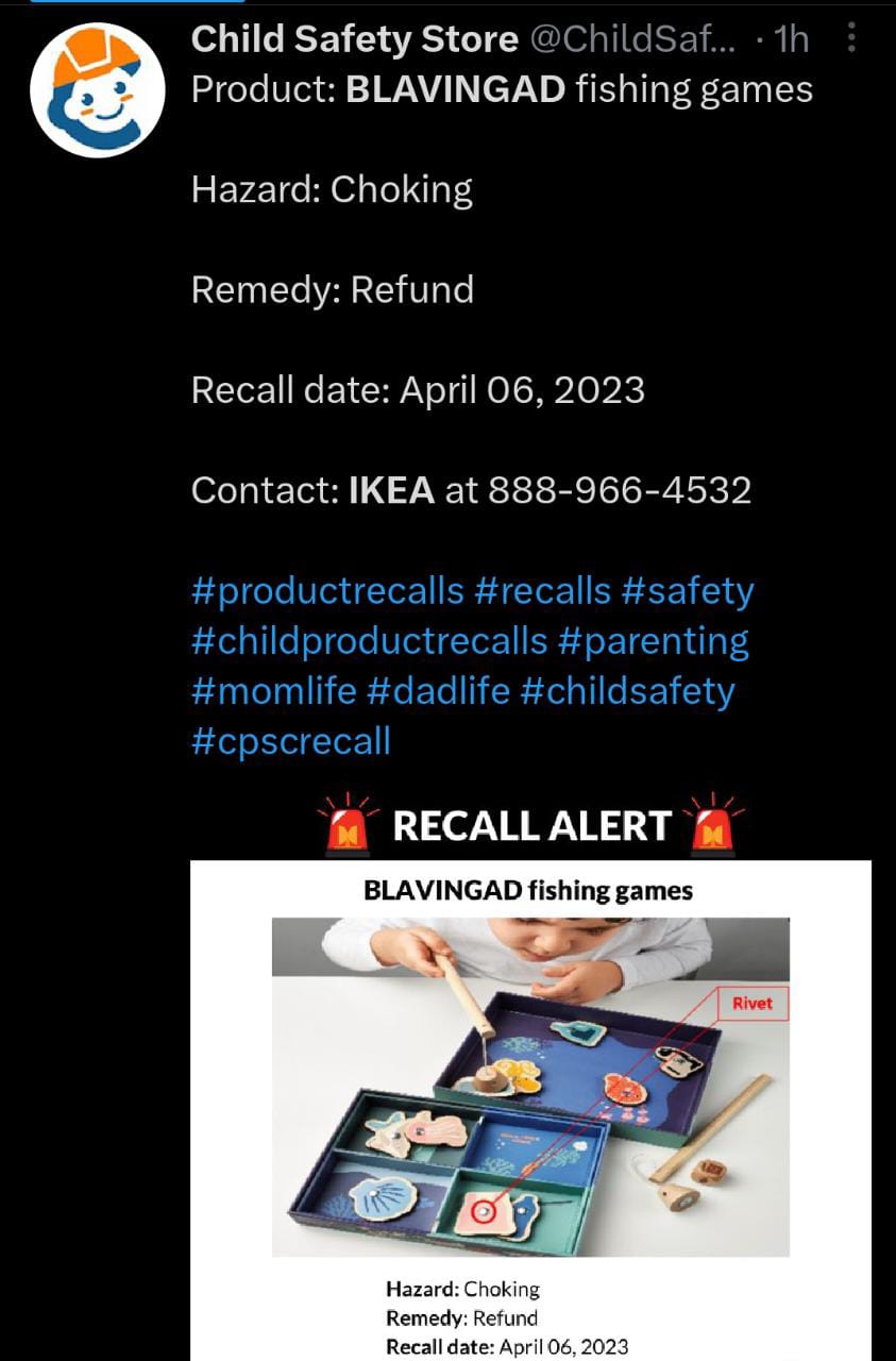 Emiten recall de juguetes de IKEA por peligro de asfixia