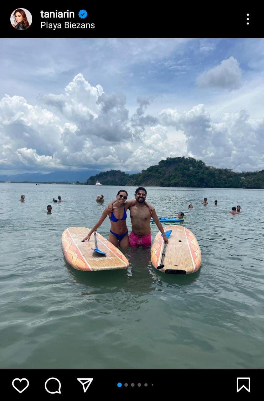 Tania Rincón sufrió accidente durante sus vacaciones en la playa