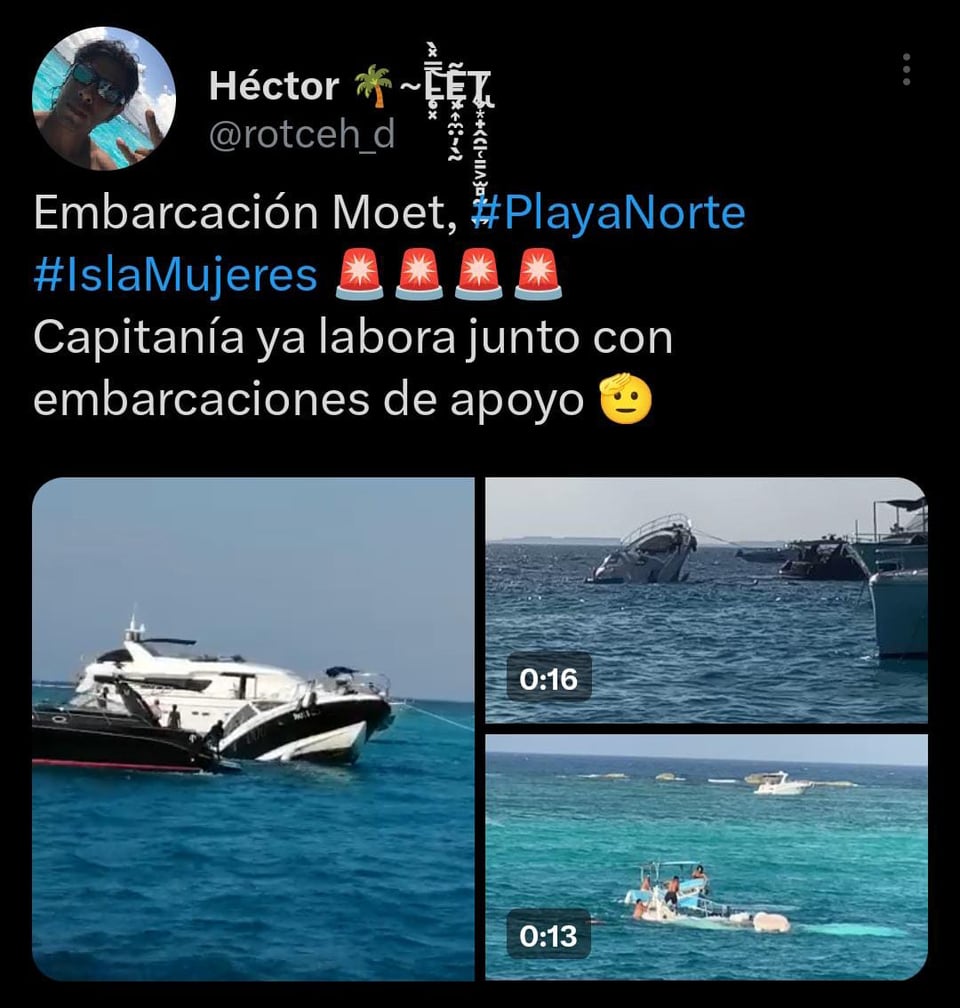¿Qué fue lo que pasó con la embarcación?