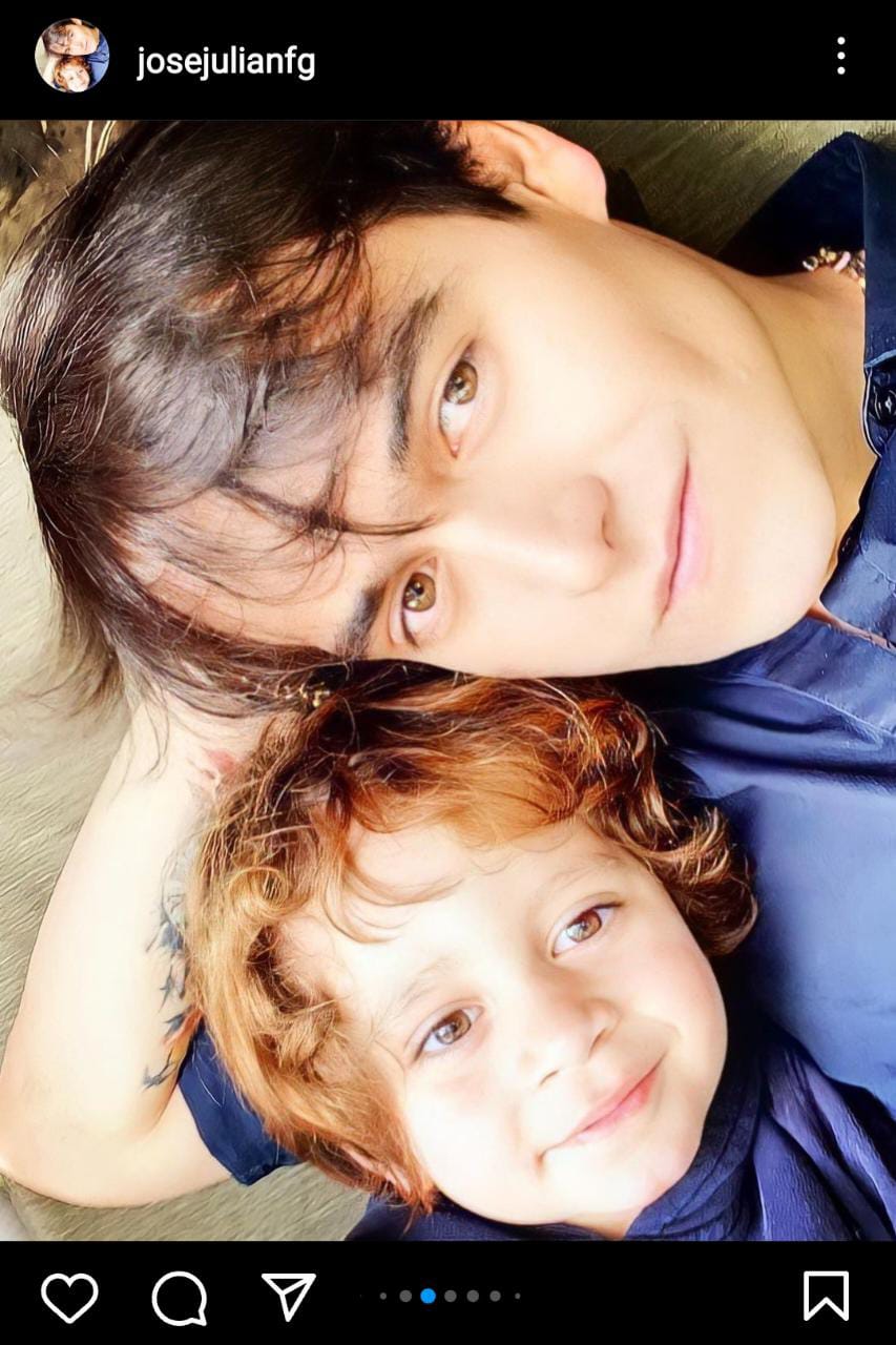 Pequeño hijo de Julián Figueroa se despide de su papá con emotivo mensaje