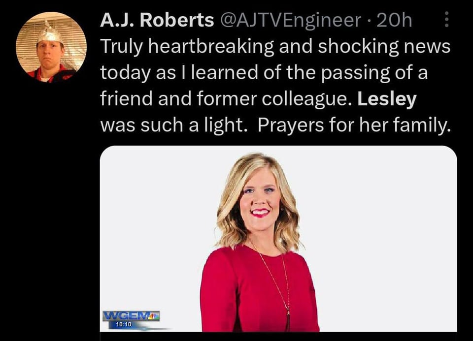 Muere presentadora de noticias en EEUU