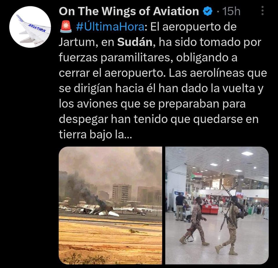 Lanzan misiles durante enfrentamiento en Sudán