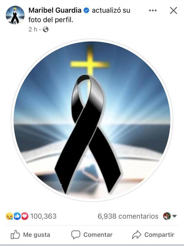 Maribel Guardia publishes a devastating photo that shows her sadness