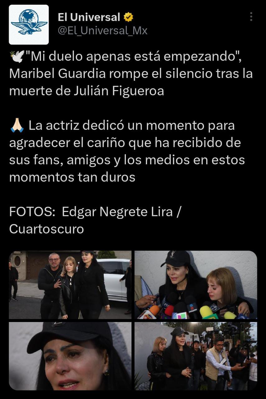 Maribel Guardia publishes a devastating photo that shows her sadness