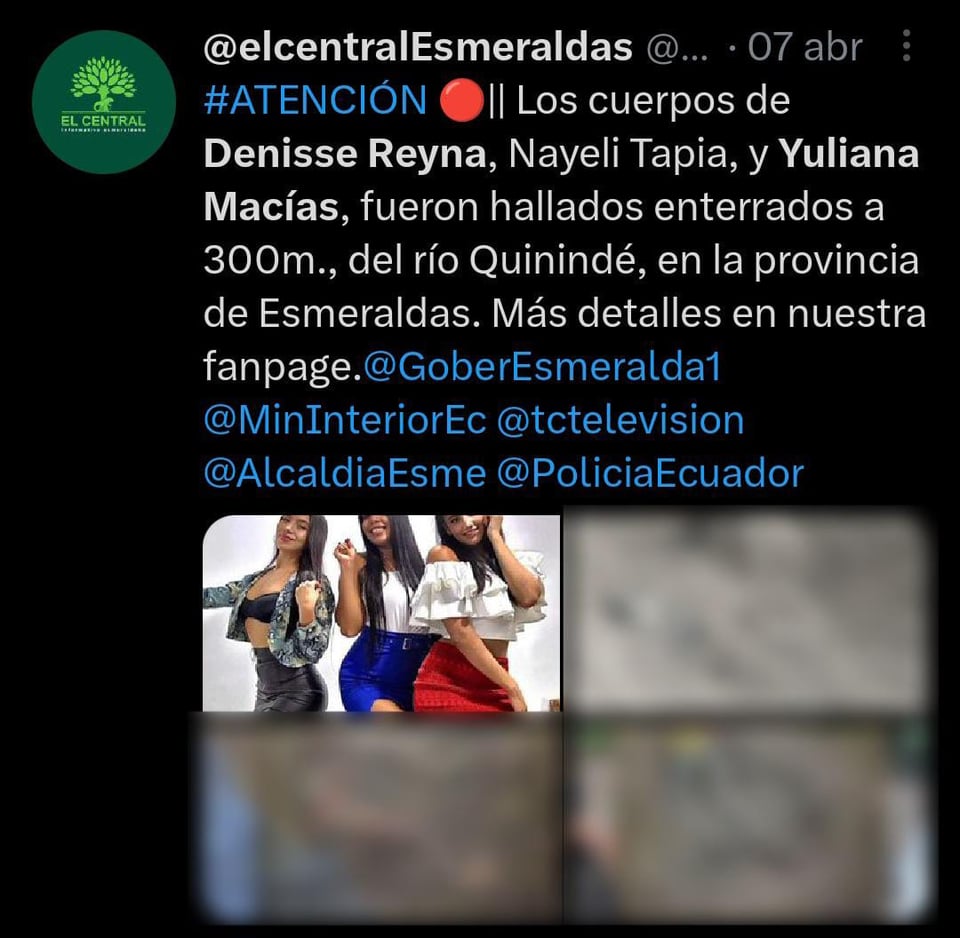 Tres hispanas fueron asesinadas y enviaron mensajes que dejaban ver que se sentían en peligro