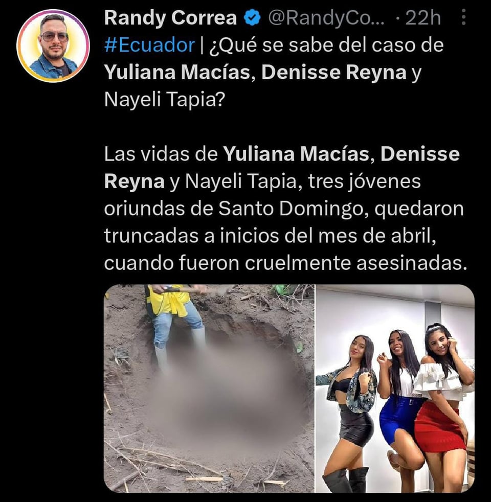 Señalan que víctimas sufrieron tortura antes de su muerte