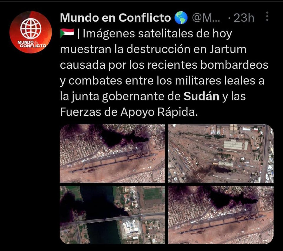 Aumenta el numero de muertos en Sudán durante el enfrentamiento armado