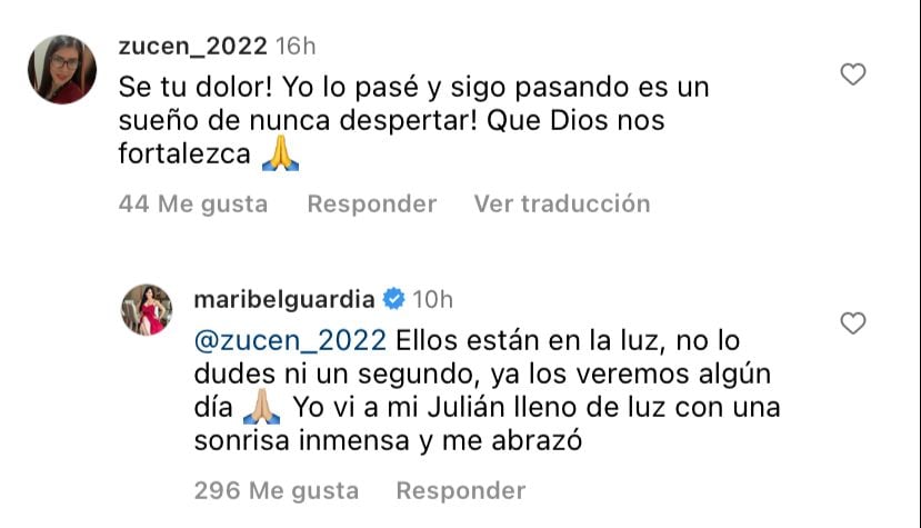 Maribel Guardia asegura que se le apareció su hijo Julián