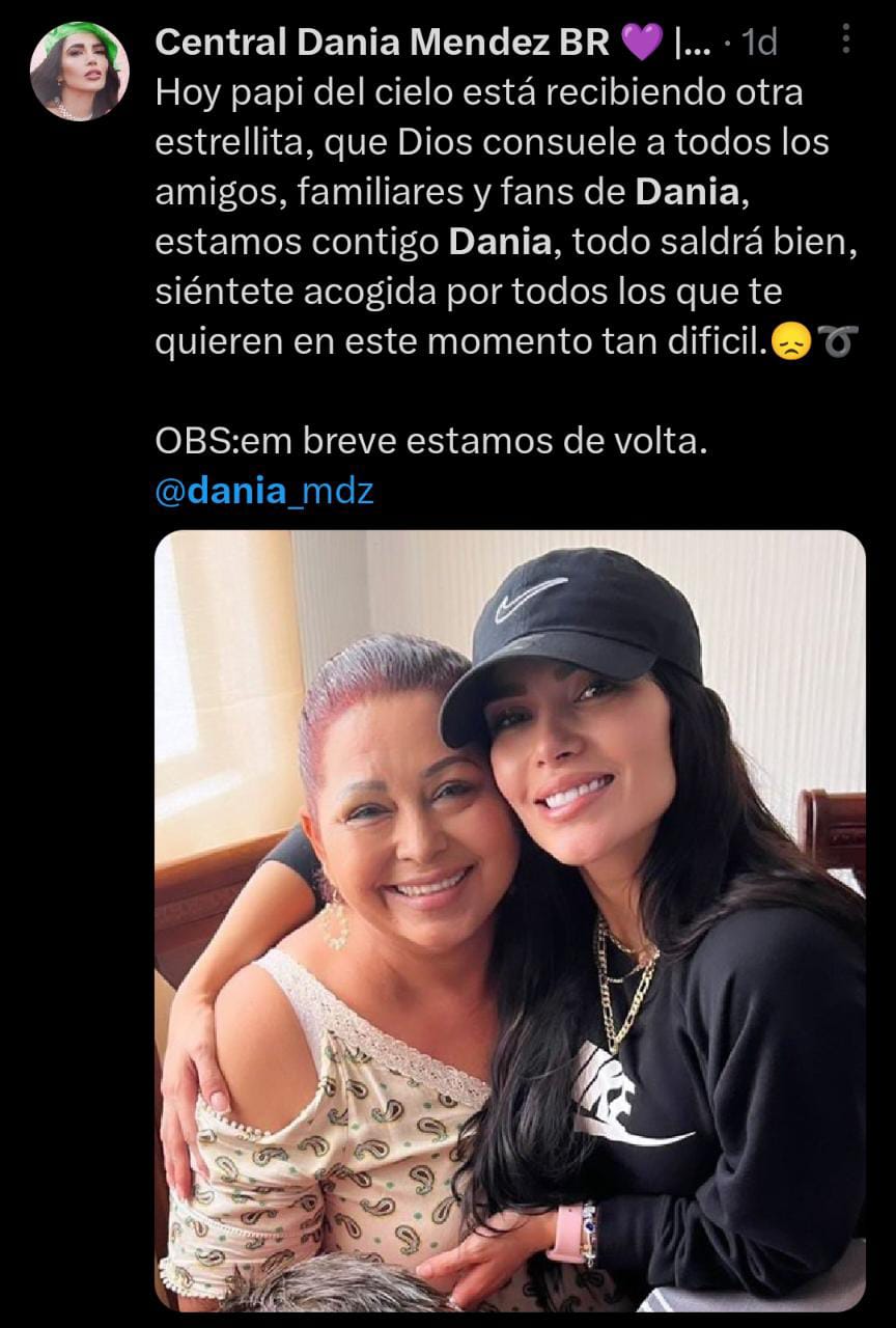 Su último mensaje