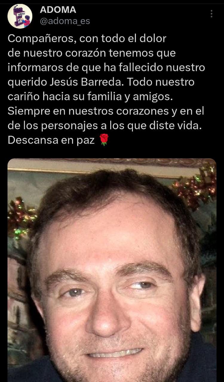 Actor Jesús Barreda dies