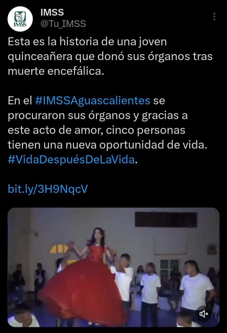 Quinceañera donates her organs after her death and helps several people