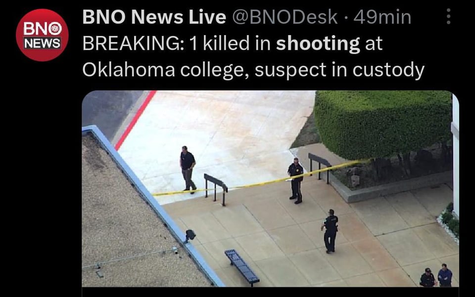 Reportan tiroteo en Rose State College con saldo mortal