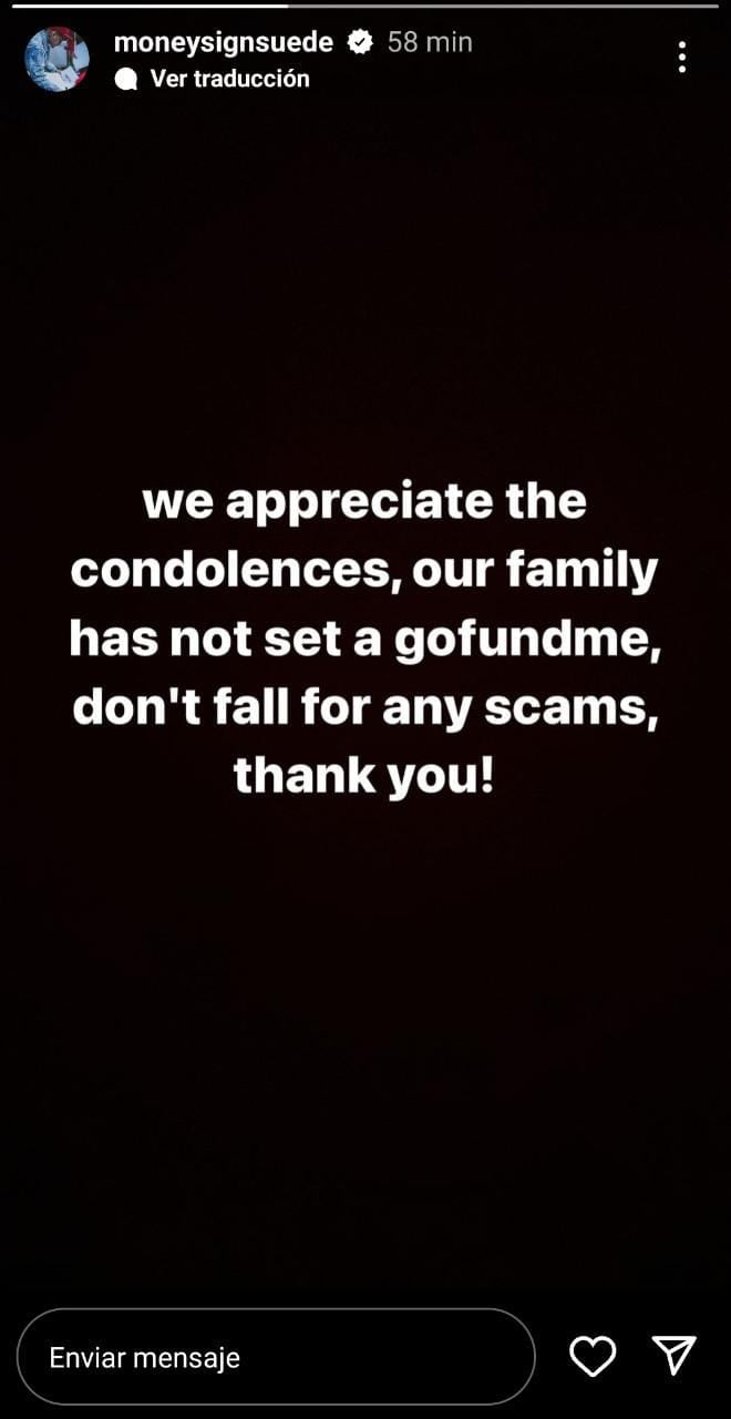 Rapper Moneysign Suede dies and family confirms his death