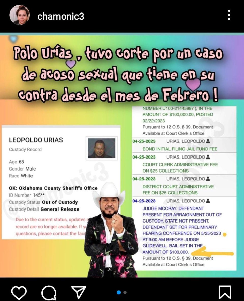 El cantante Polo Urías es acusado de lo peor