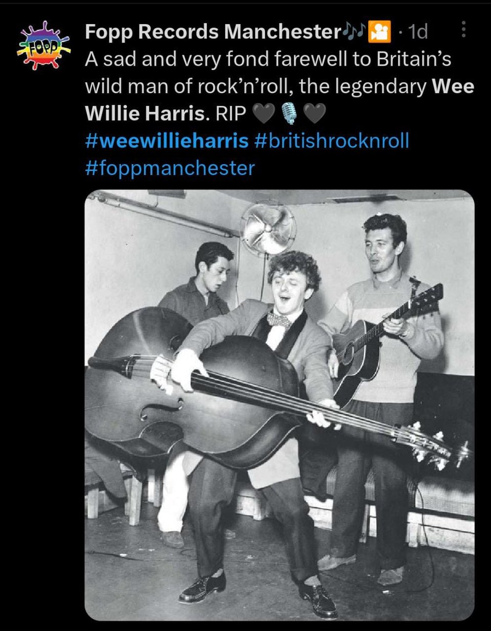 Muere Wee Willie Harris y familia confirma la noticia