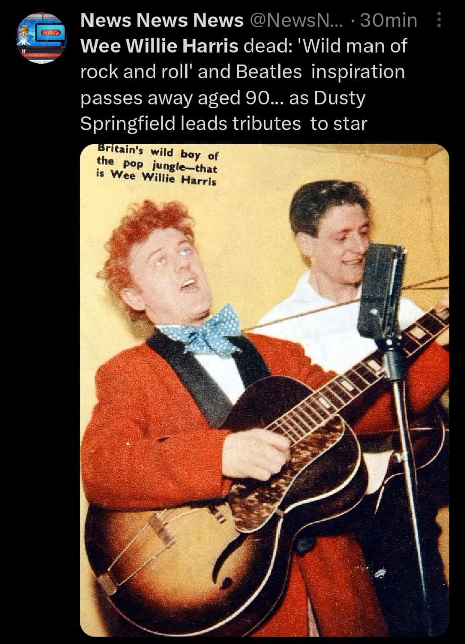 Muere Wee Willie Harris, estrella de rock 'n' roll