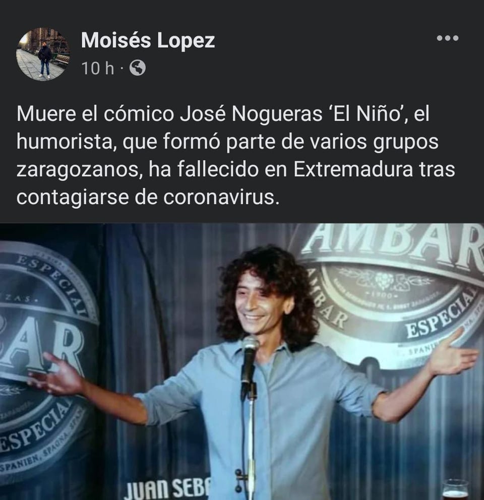 José 'El Niño' Nogueras dies