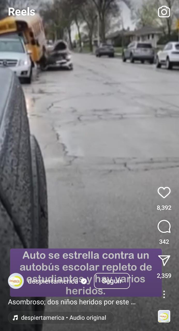 Conductor del vehículo fue citado
