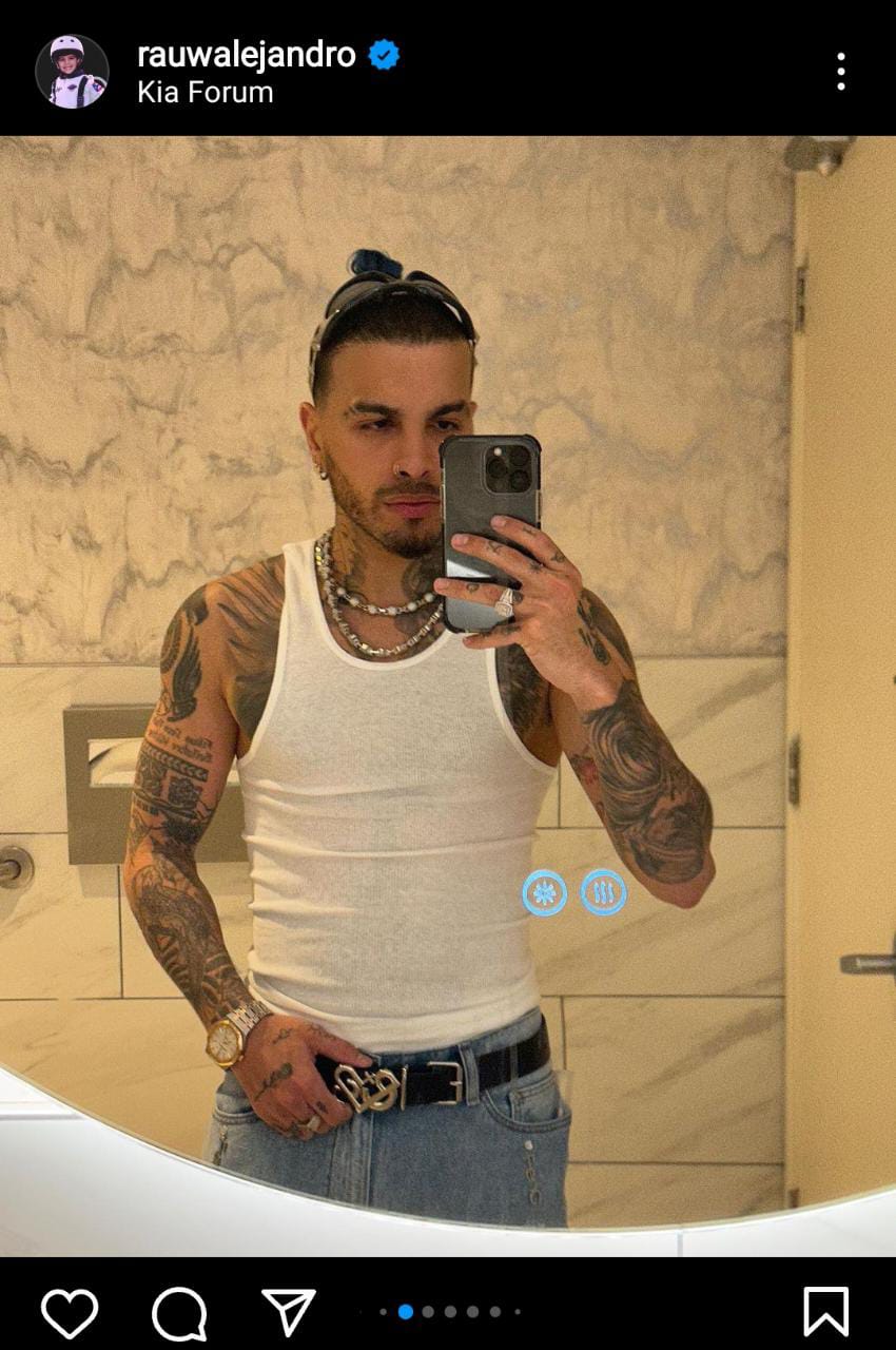 Rauw Alejandro aparece desde el hospital
