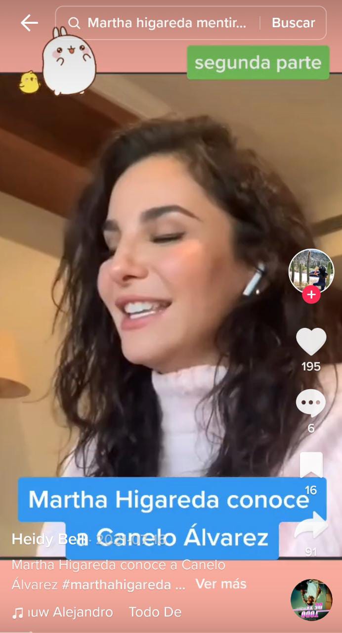 Confession of actress Martha Higareda de el Canelo resurfaces