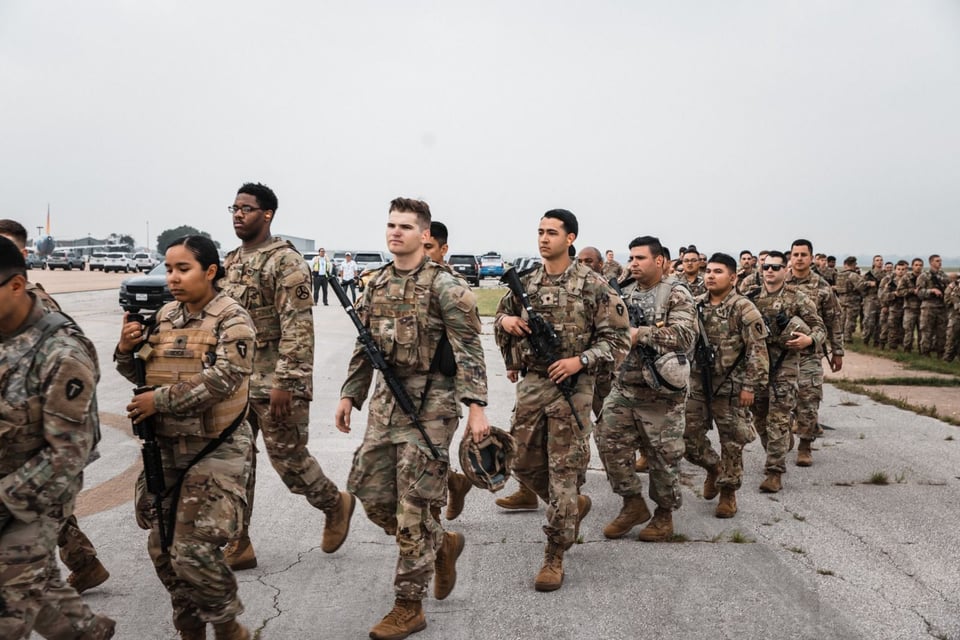 Military deployment begins at the border