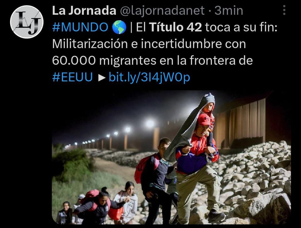 Declaran emergencia por fin del Título 42 en algunos condados