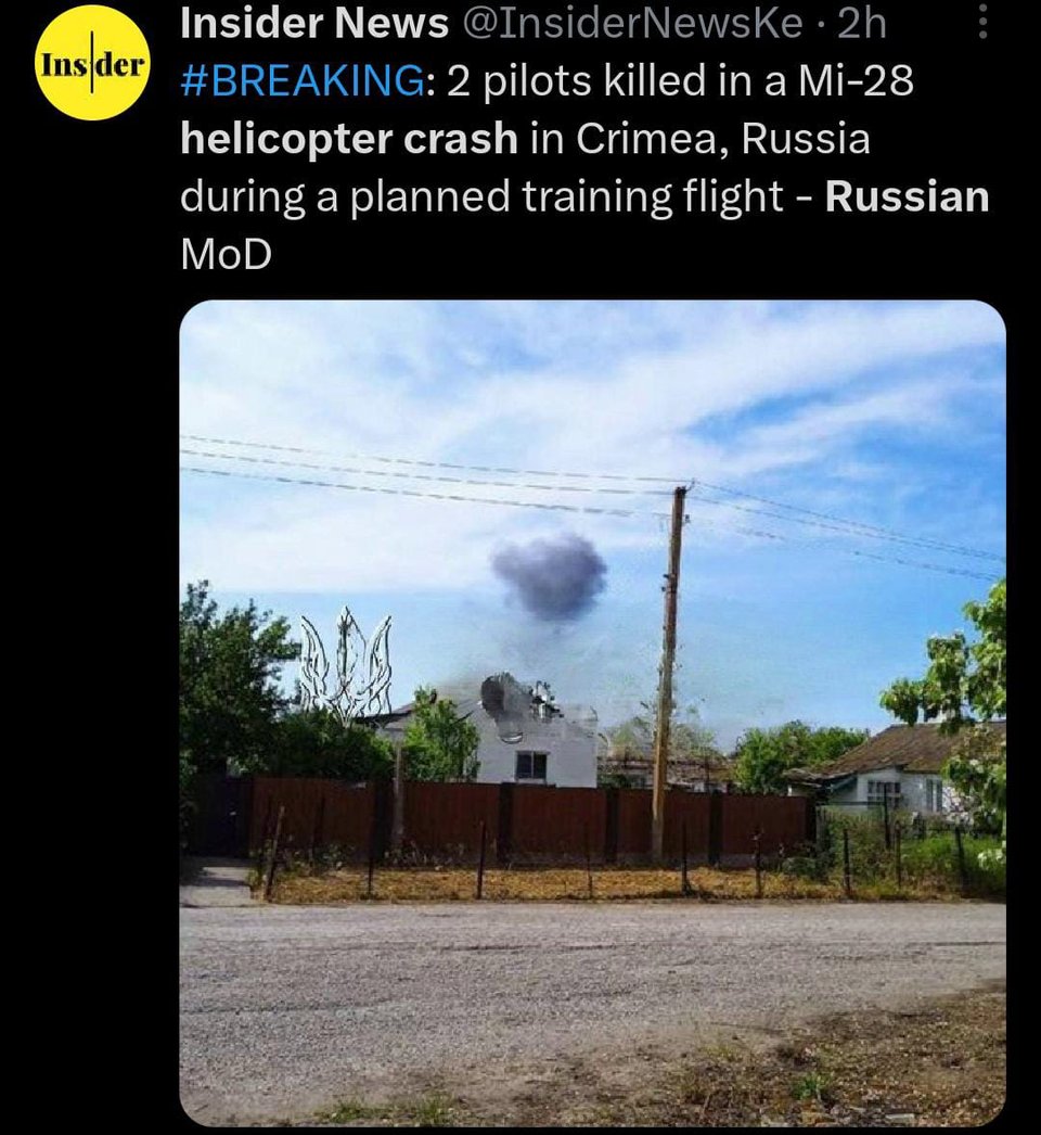 Helicóptero se estrella matando a sus pilotos