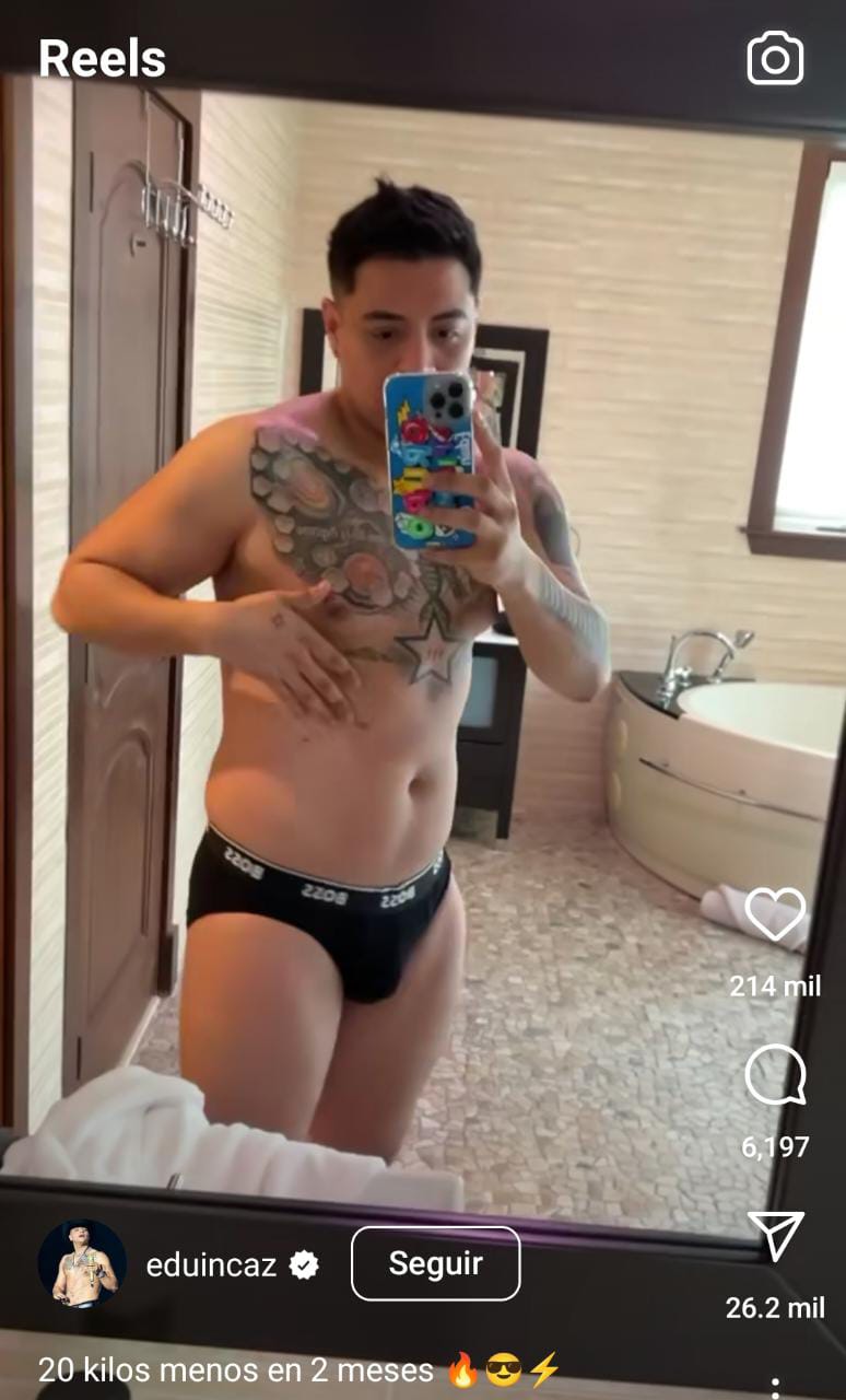 Eduin Caz is cheeky like never before showing more