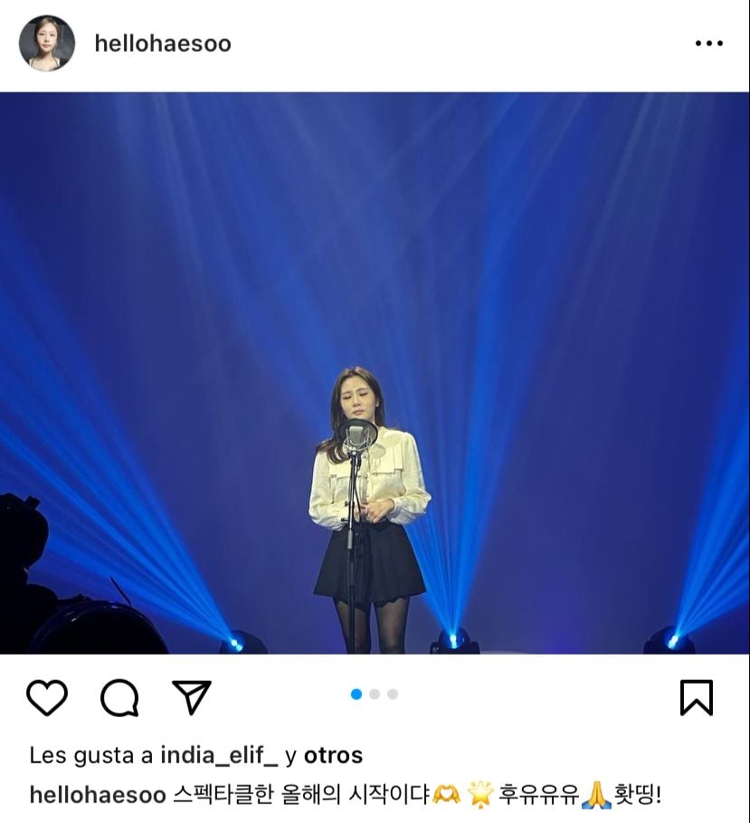 Muere la cantante de trot, Haesoo a los 29 años