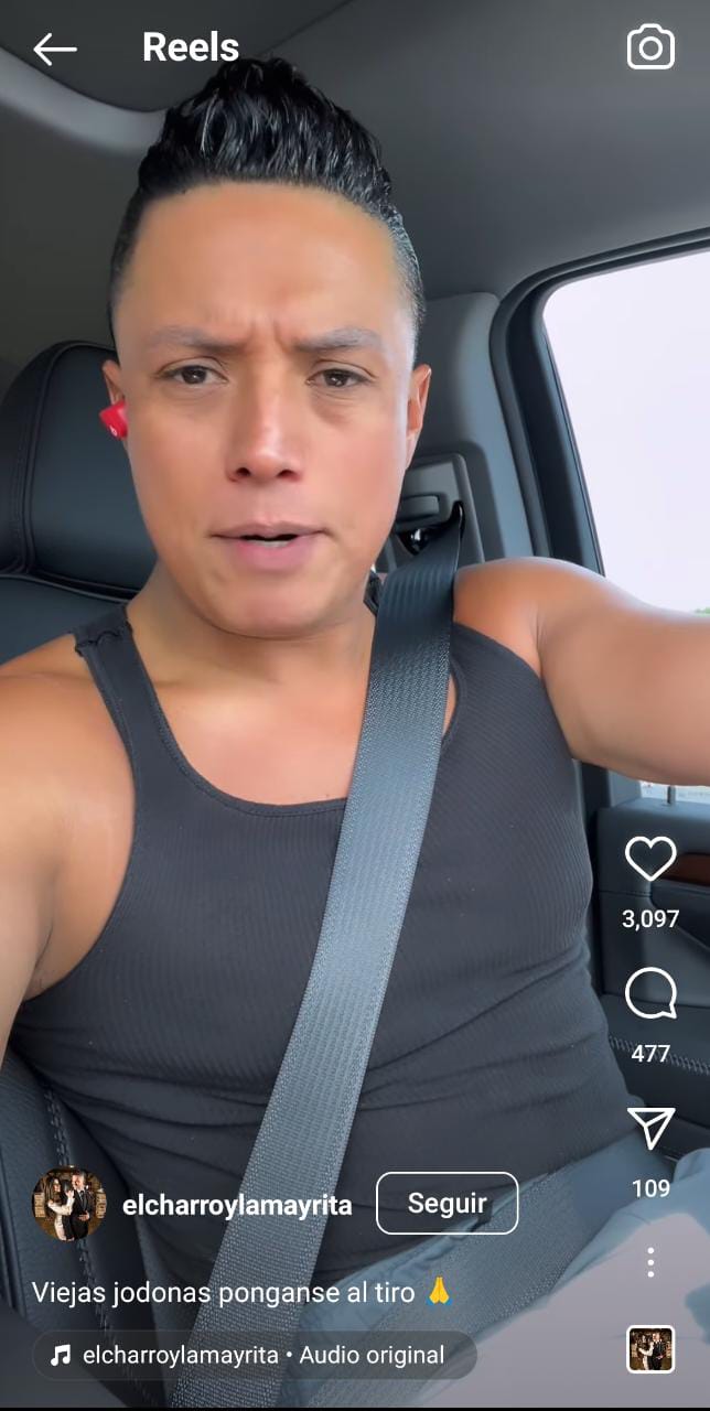 El Charro estalla en contra de las mujeres y les dice que se contenten