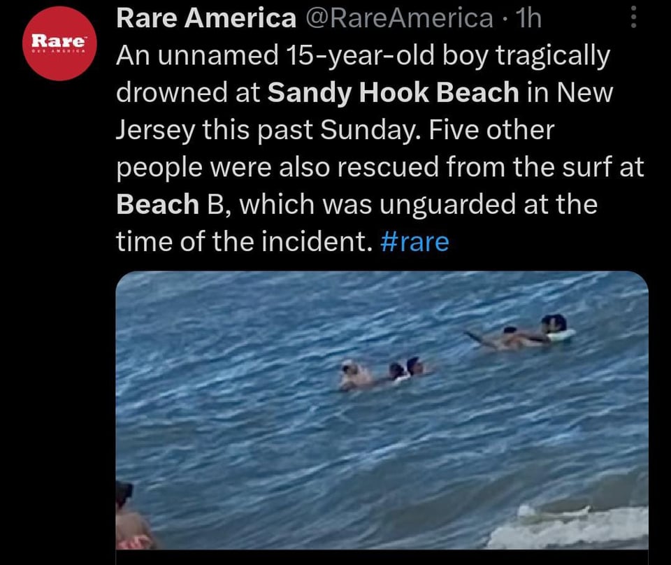 En pleno fin de semana del memorial tragedia se apodera de playa en EEUU
