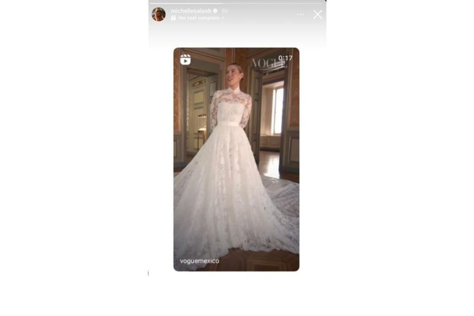 Vestido, Danilo Díaz, Boda en la Toscana, Amor eterno, MundoNOW, Michelle Salas boda 