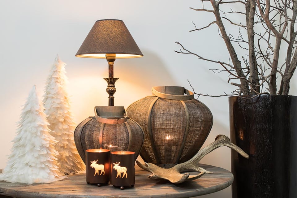 hogar, decoración, adornos, invierno, tema