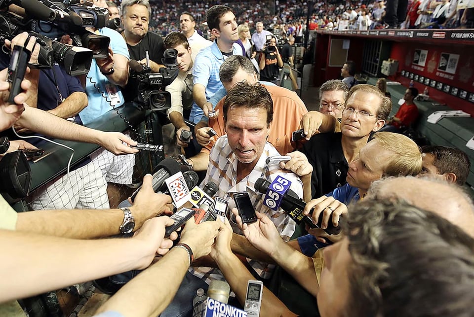 Randy Johnson, Arizona Diamondbacks, press, MLB