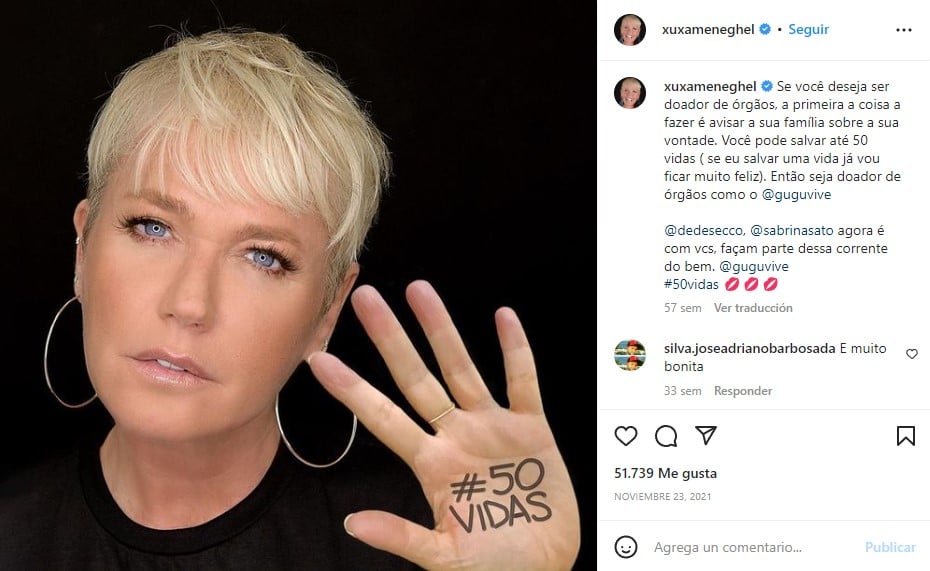 Xuxa exnovia de Pelé