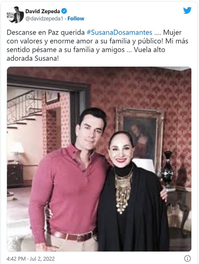 David Zepeda luto