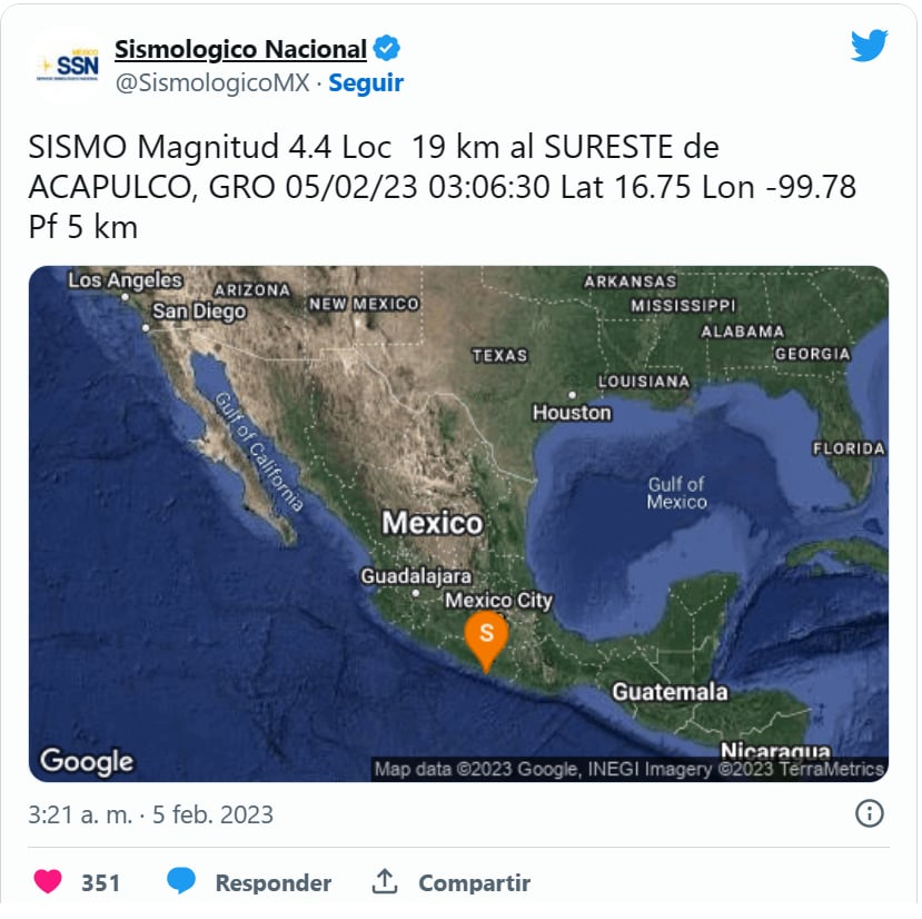Sismo Acapulco Ciudad México