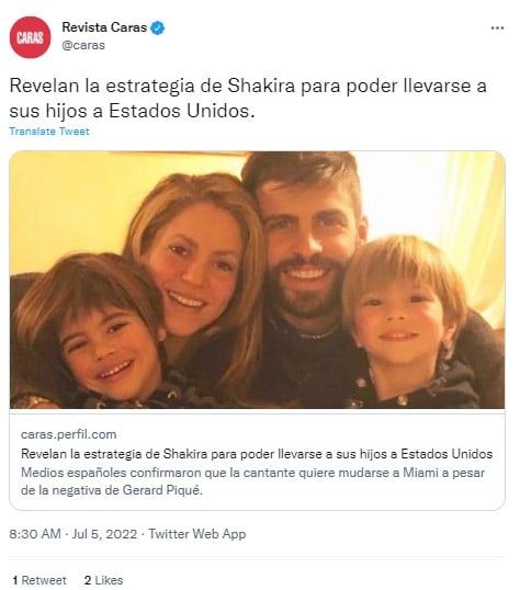 Piqué reconciliación con Shakira