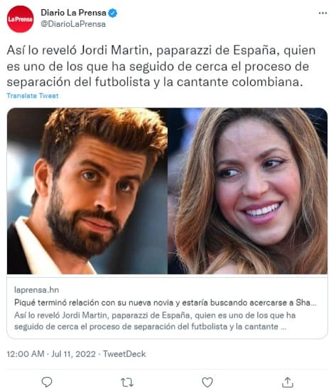 Mamá Shakira rompe silencio: Pique ya habría presentado a su nueva novia.