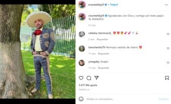 Vicente Fernández Junior luto