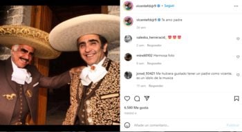 Vicente Fernández Junior luto