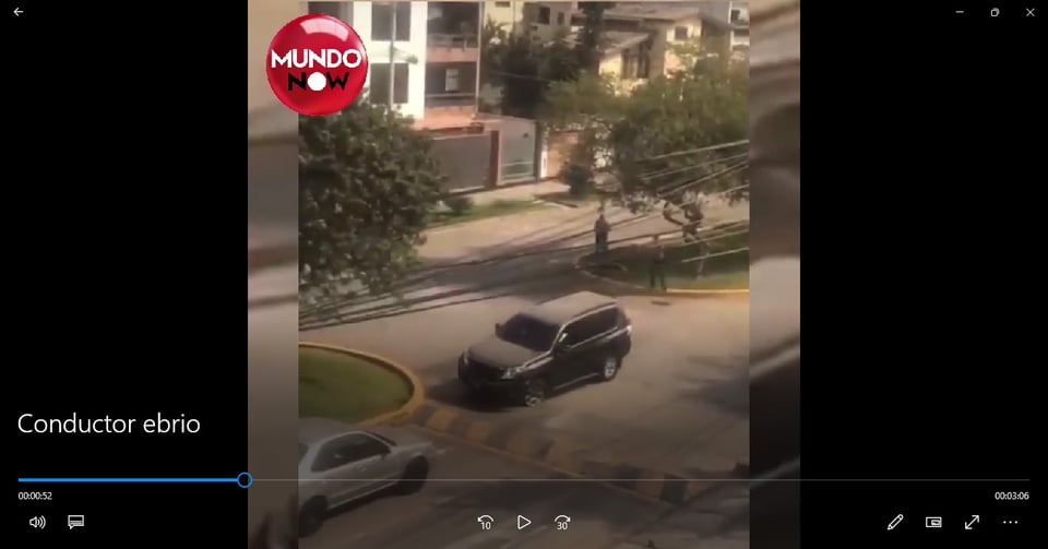 Conductor ebrio provoca caos