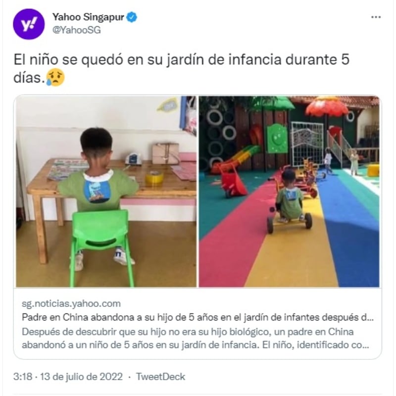 Padre abandona hijo escuela: Se niegan a criarlo