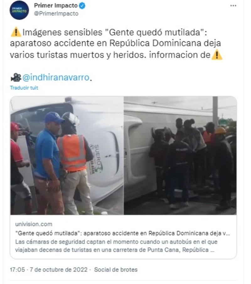 Accidente autobús República Dominicana: ¿El chofer estaba drogado?
